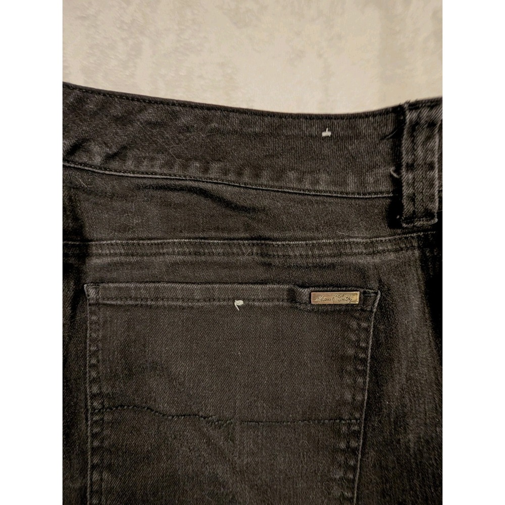 Melissa McCarthy Seven 7 Slim System Short Women Black Denim Stud Moto-22W - Picture 4 of 10